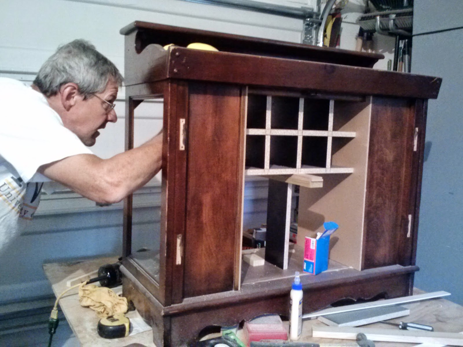 Stereo Cabinet Makeover Meemaw Eats