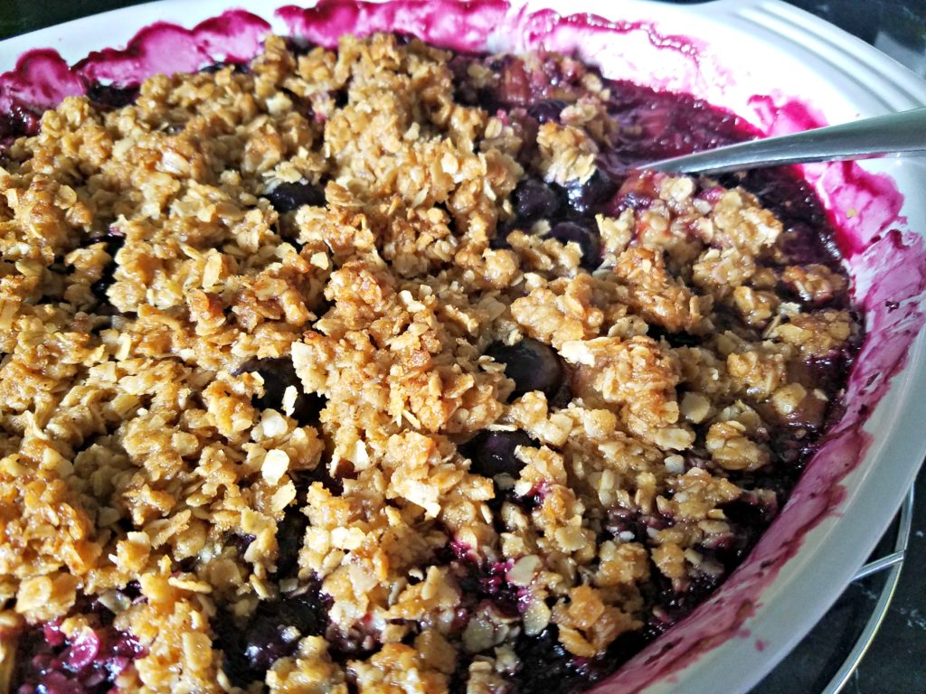 Blueberry Rhubarb Cobbler | Meemaw Eats