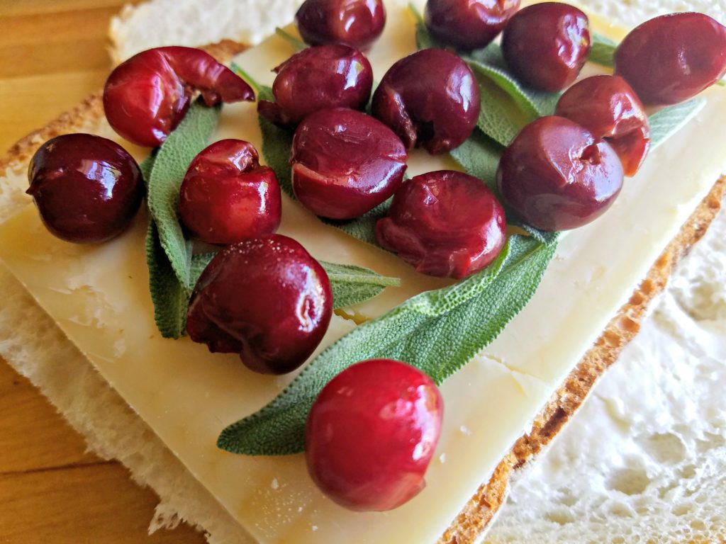 Grilled Gruyere Cherry Sage Panini | Meemaw Eats