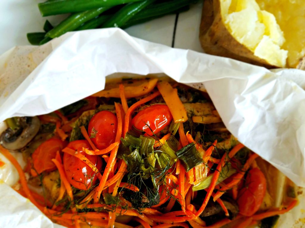 Chicken And Vegetables In Parchment | Meemaw Eats