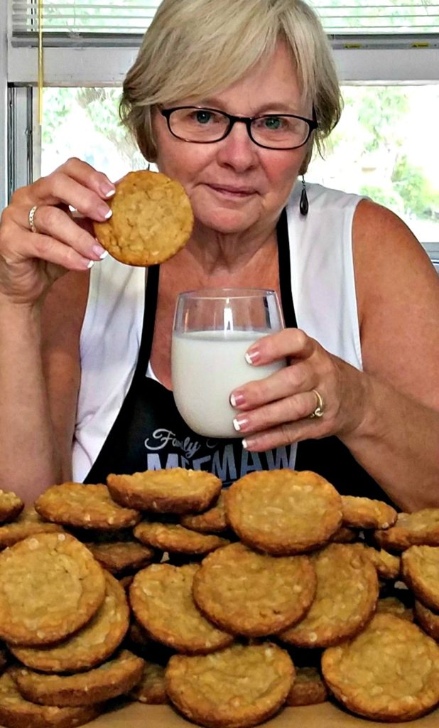 Chewy Coconut Oatmeal Dishpan Cookies | Meemaw Eats