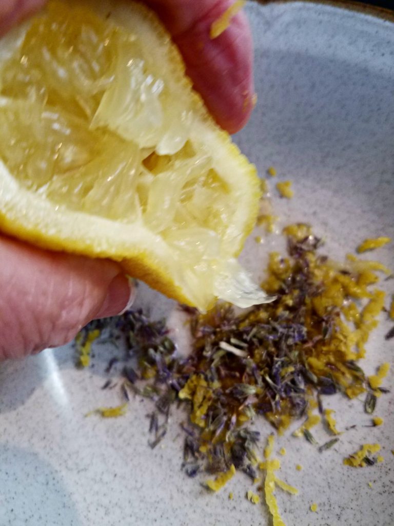 Lavender Lightning Cake With Lavender Lemon Glaze | Meemaw Eats