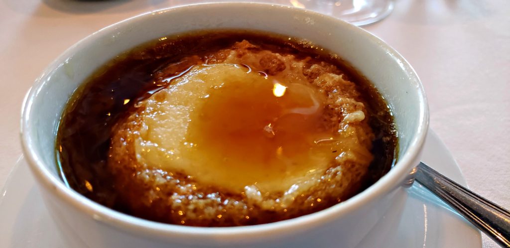 Dinner At Sea - French Onion Soup