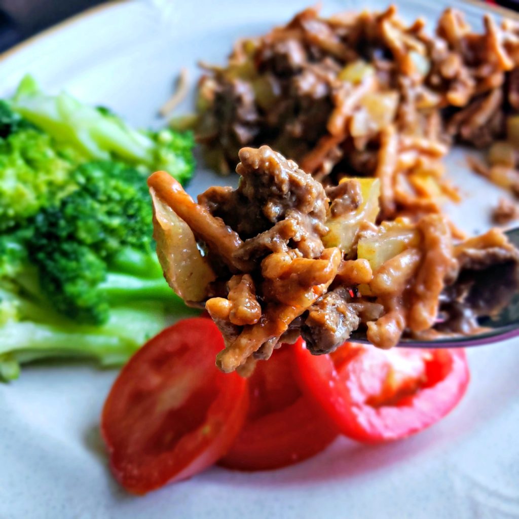 Hamburger Chow Mein Casserole