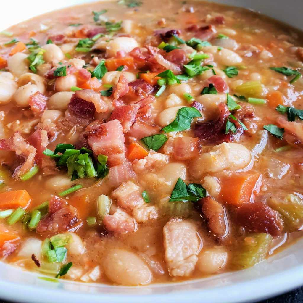 Bean with Bacon Soup - From Scratch